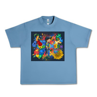 Pebble Blue autism awareness Urban Heavy Tee - MaliasSmallBusiness