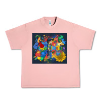Salmon autism awareness Urban Heavy Tee - MaliasSmallBusiness