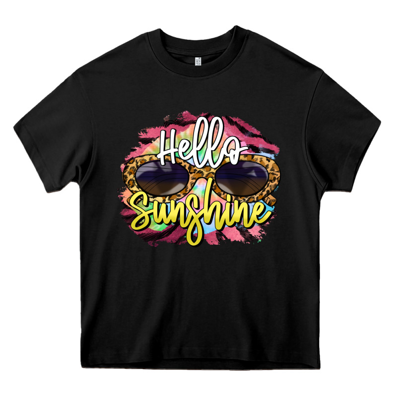 Hello Sunshine Heavy Core Tee by BarkalooDesign | Teevron