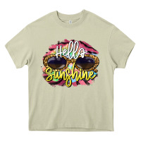 Mossy hello sunshine Heavy Core Tee - BarkalooDesign