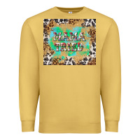 Antique Gold mama tried with leopard and cowhide tumbler tbs Premium Sweatshirt - TumblerDesignByShophia
