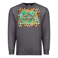 Charcoal Heather mama tried with leopard and cowhide tumbler tbs Premium Sweatshirt - TumblerDesignByShophia