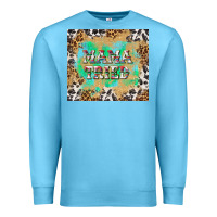 Ocean Blue mama tried with leopard and cowhide tumbler tbs Premium Sweatshirt - TumblerDesignByShophia