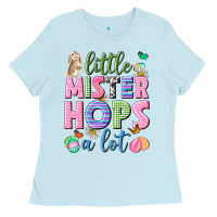 Baby Blue Little mister hops a lot Easter Ladies Tee - Neo Western