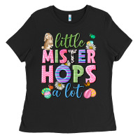 Black Little mister hops a lot Easter Ladies Tee - Neo Western