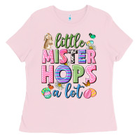 Bubblegum Pink Little mister hops a lot Easter Ladies Tee - Neo Western