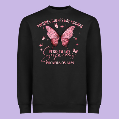 Mujeres Buenas Hay Muchas Heavyweight Sweatshirt Designed By Maliassmallbusiness