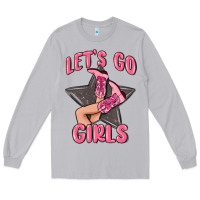 Moon Dust lets go girls cowgirl boots star Long Sleeve Tee - MaliasSmallBusiness