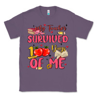 My Teacher Survived 100 Days Of Me Classic Tee | Teevron