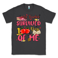 Smoke my teacher survived 100 days of me Classic Tee - MaliasSmallBusiness