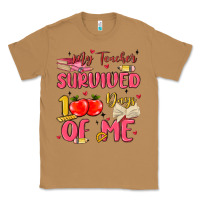 Toasted Coconut my teacher survived 100 days of me Classic Tee - MaliasSmallBusiness