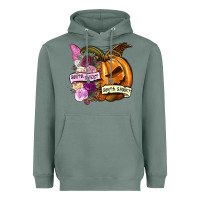 Sage Sorta sweet sorta spooky Heavyweight Hoodie - NancyCooperArtShop