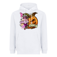 White Sorta sweet sorta spooky Heavyweight Hoodie - NancyCooperArtShop