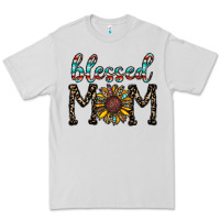 Dove Grey blessed mom Premium Tee - CowhideDigitalArt