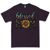 Plum blessed mom Premium Tee - CowhideDigitalArt