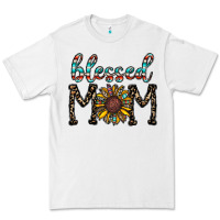 White blessed mom Premium Tee - CowhideDigitalArt