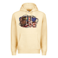 Pina Colada Love America Eagle 4th of july Premium Hoodie - HowdyJamesFarm