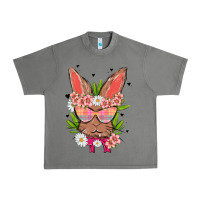 Tornado bunny with floral Urban Heavy Tee - MaliasSmallBusiness