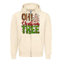 Sandshell oh Christmas tree cake Zipper Hoodie - Jasminsmagicworld
