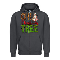 Smoke oh Christmas tree cake Zipper Hoodie - Jasminsmagicworld
