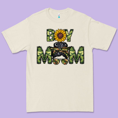 Boy Mom Premium Tee Designed By Cowhidedigitalart