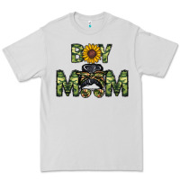 Dove Grey boy mom Premium Tee - CowhideDigitalArt