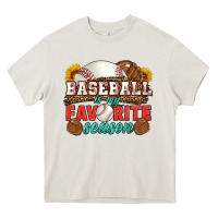 Cream baseball is my favorite season Heavy Core Tee - HRA Design Shop