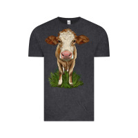 Vintage Black simmental heifer Vintage Tee - LillyAllenDesigns