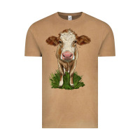Vintage Camel simmental heifer Vintage Tee - LillyAllenDesigns