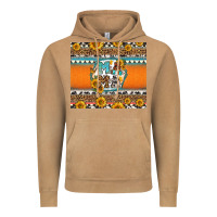 Vintage Camel sunflowers hexagon frame mama Vintage Hoodie - Jasminsmagicworld