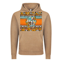 Vintage Coffee sunflowers hexagon frame mama Vintage Hoodie - Jasminsmagicworld