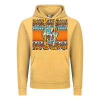Vintage Mustard sunflowers hexagon frame mama Vintage Hoodie - Jasminsmagicworld