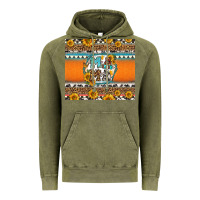 Vintage Olive sunflowers hexagon frame mama Vintage Hoodie - Jasminsmagicworld