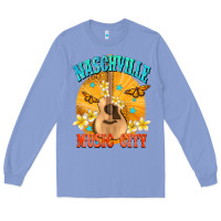 Colony Blue naschville music city Long Sleeve Tee - NancyCooperArtShop