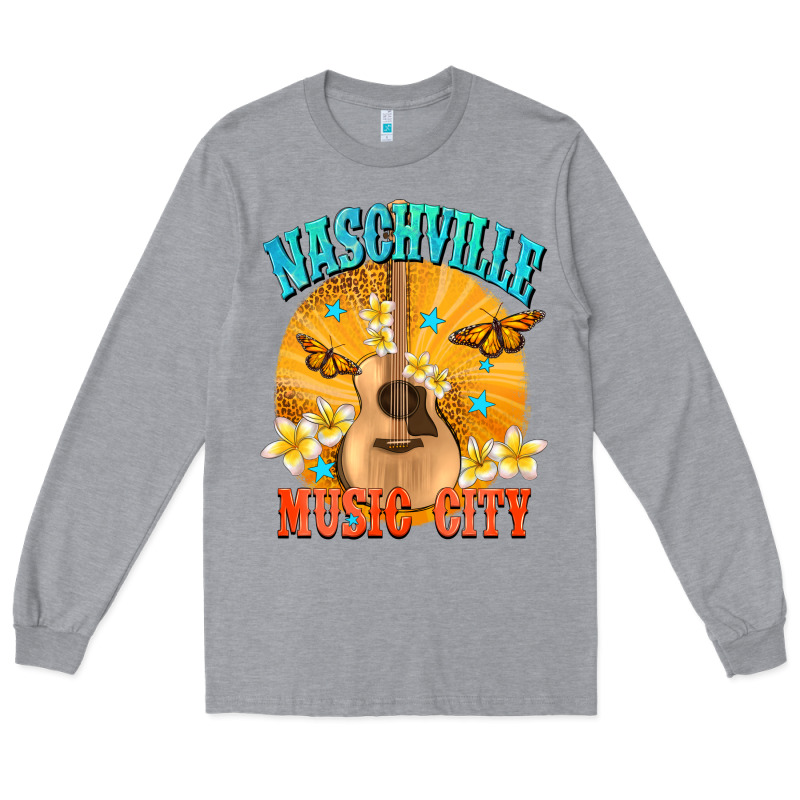 Naschville Music City Long Sleeve Tee by NancyCooperArtShop | Teevron