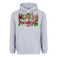 Heather Grey christmas medical assistant Heavyweight Hoodie - texasbilliewilder