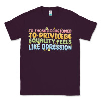 Plum to those accustomed to privilege Classic Tee - MaliasSmallBusiness