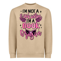 I'm Not A Booksorm I'm A Book Dragon Heavyweight Sweatshirt | Teevron
