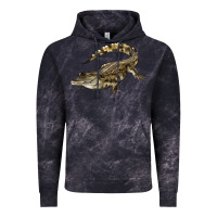 Cloud Black crocodile Vintage Hoodie - LillyAllenDesigns