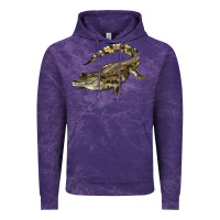 Cloud Purple crocodile Vintage Hoodie - LillyAllenDesigns