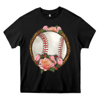 Black western baseball with roses Heavy Core Tee - HRA Design Shop