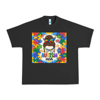 Pigment Black autism mom Urban Heavy Tee - MaliasSmallBusiness