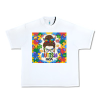 White autism mom Urban Heavy Tee - MaliasSmallBusiness