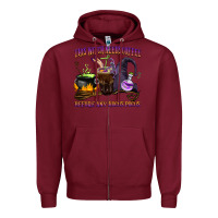 Burgundy this witch needs coffee before any hocus pocus Zipper Hoodie - BarkalooDesign