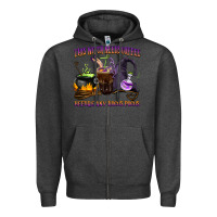 Charcoal Heather this witch needs coffee before any hocus pocus Zipper Hoodie - BarkalooDesign