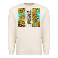Sandshell western mother's day mama with turquoise and sunflowers and leopard tu Premium Sweatshirt - TumblerDesignByShophia