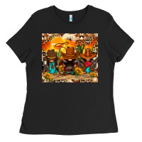 Black western gnomies Ladies Tee - FaDigitalArtStudio