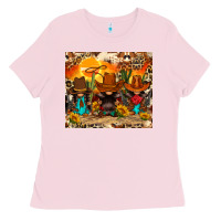 Bubblegum Pink western gnomies Ladies Tee - FaDigitalArtStudio