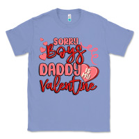 Colony Blue sorry boys daddy is my valentine Classic Tee - MaliasSmallBusiness