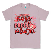 Lilac sorry boys daddy is my valentine Classic Tee - MaliasSmallBusiness